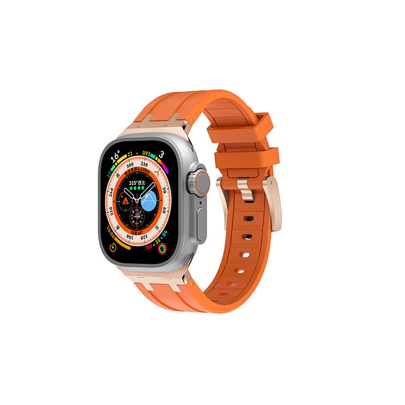 Применимо к AppleWatch78Se Ultra2 Apple Watch Жидкий силиконовый ремешок 38 40 41 мм