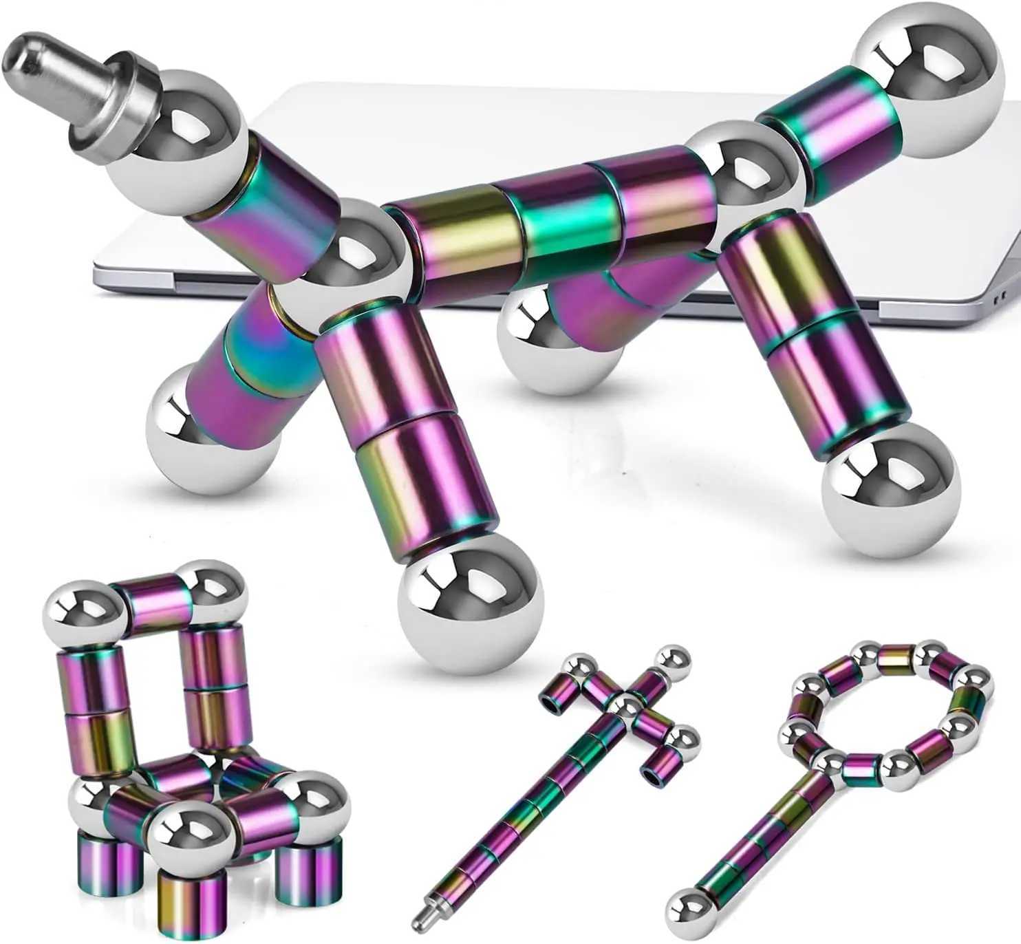 Magnetyczne zabawki magnetyczne fidget pen dekompresja magnetyczna fidget zabawka pióro magnes pióro pen fidget zabawka złagodzić powieść na ciśnienie dla dzieci lub przyjaciół! 240409