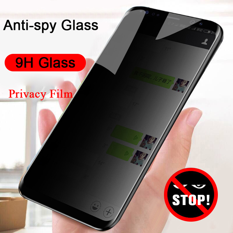 3D Sekretess Tempererad glas för Lenovo Z6 Lite Pro Youth FLIM Anti-Spy Screen Protectors för Enovo Z5S K6 Njut av K10 Plus Obs