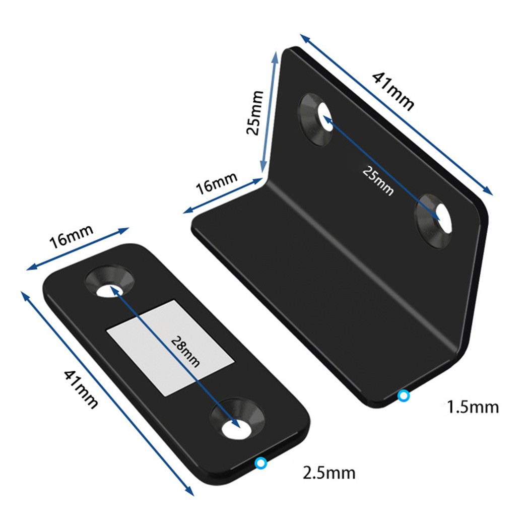 Magnetische Tür näher starke Tür näher magnetischer Fangriegel Magnet für Möbelschrank Schrank Ultra Selbstkleber Verriegelung