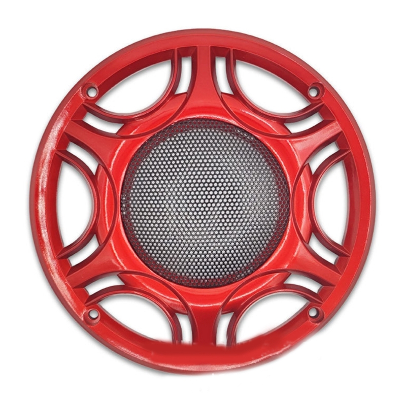 Araba Grille Protector 6inch Evrensel Tavan Hoparlörü Izgara Örtü Kapak Muhafazası Net Subwoofer Izgara Çemberi Koruma