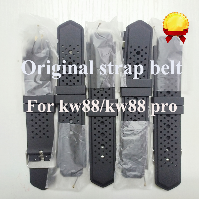 حزام أصلي لـ KW88 Smart Watch Straps KW88 PRO SMARTWATCH WRIST STRAP WATCH STRAP حزام حزام حزام مراقبة على مدار الساعة إكسسوارات يمكن ارتداؤها