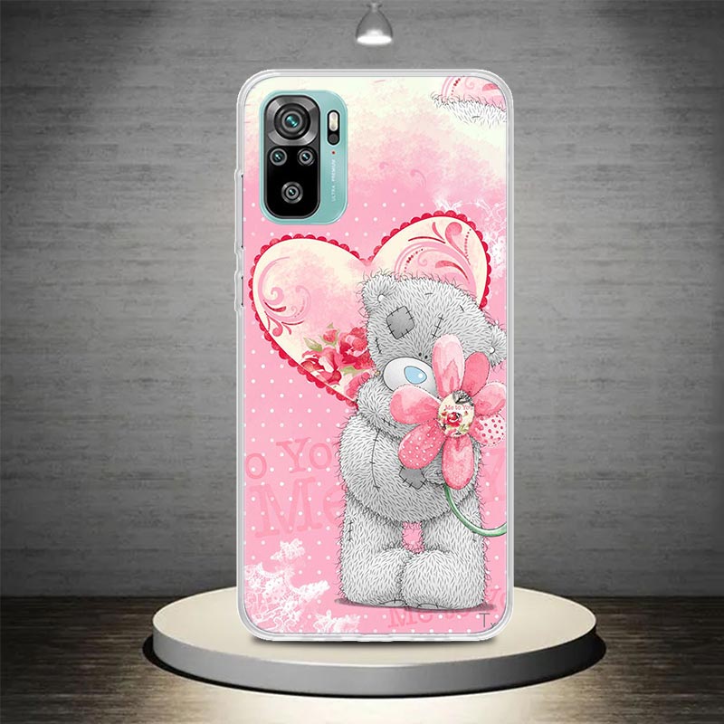 Teddy Me to You Bear Téléphone Caque pour Xiaomi Redmi Note 12 11 11S 11T 11E 10 10S 9 9S 9T 8 8T 8 PRO PLUS Global 7 Modèle