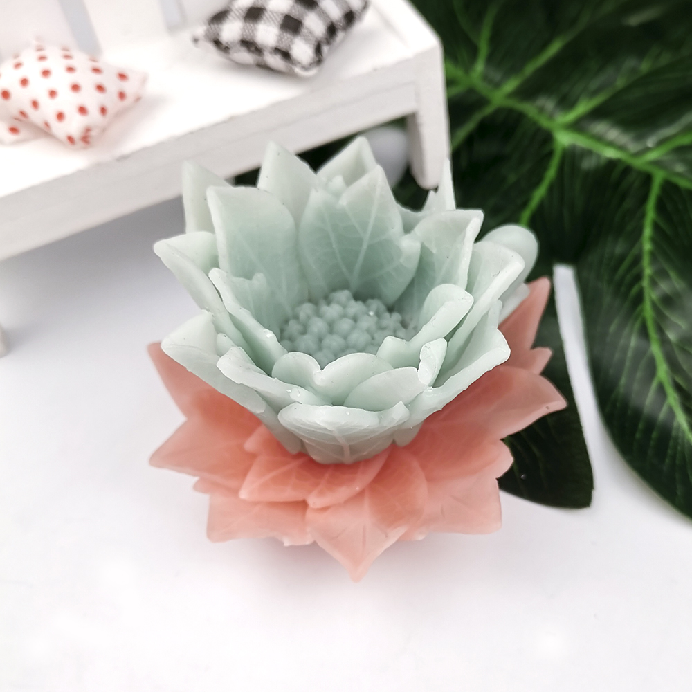 Przy Mould Silicone Flower Cup Daisy Rose Peony Soap Molds Mouldant Soap Molds Handmade Mould Clay Resin Candle Mould