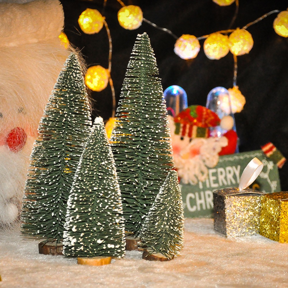 sztuczna mini choinka Małe świąteczne drzewo tabletopa Różne drzewa sosnowe do domowej dekoracji Bożego Narodzenia/