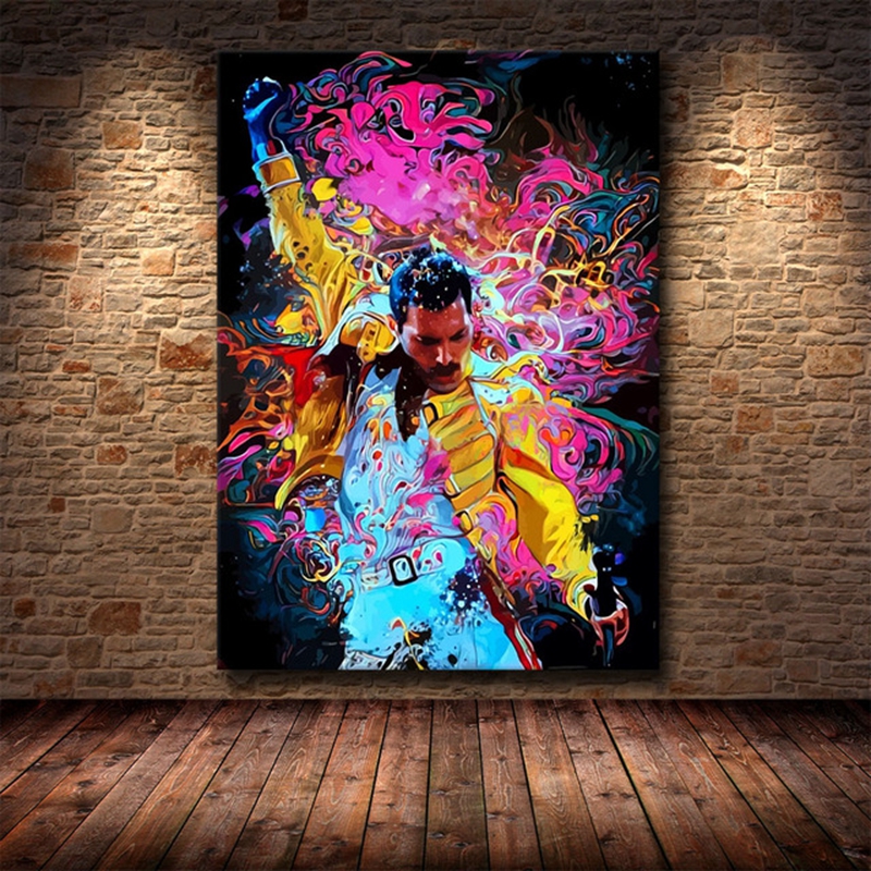 Freddie Mercury Rock Music Diamond Painting Mosaic Hafdery Królowa Legendarna piosenkarka Full Square/Round Cross Stitch Decor Home