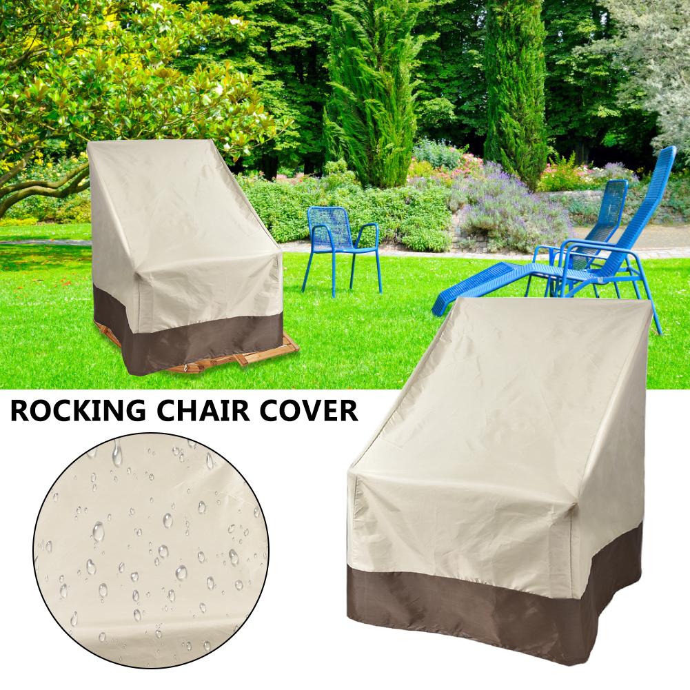 Couvercle de chaise de patio étanche pour chaise swing couverture de poussière protecteur