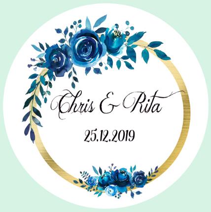 Adesivos de casamento personalizados, convites, caixas de presente, presentes, tags, aniversários, logotipos, fotos, 3-7cm, 