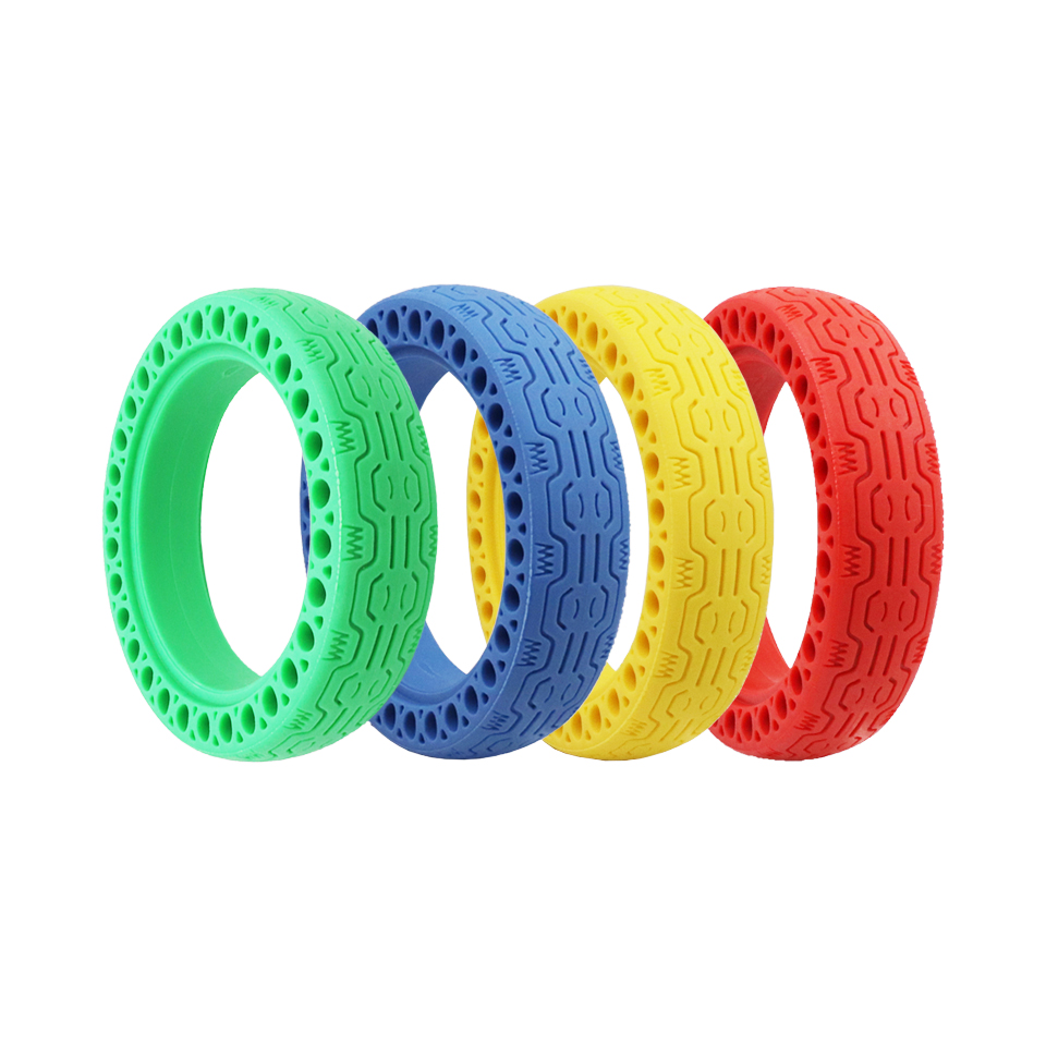 8.5 inch For Xiaomi M365 Tyre Solid Hole Tires Electric Scooter Skateboard Shock Absorber Non-Pneumatic Tyre Rubber bule Wheels