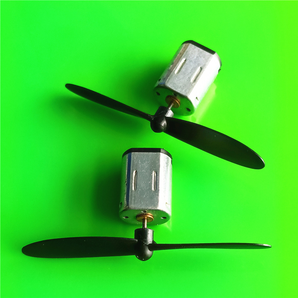 /pack N20 3-3.7V 22000 Micro DC Motors With Black Red CW CCW Propeller Model Airplane Helicopter Fan DIY Parts Dropshipping