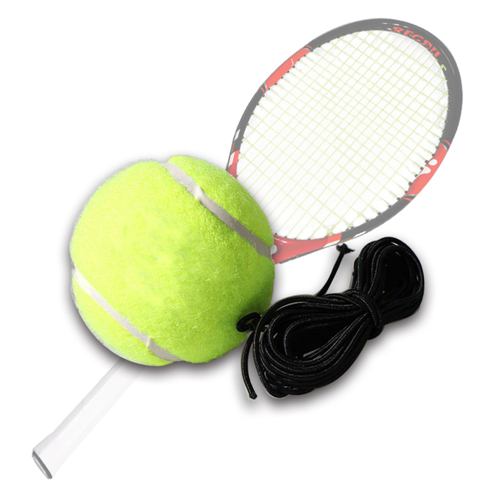 Professional Portable Tennis Training Ball With 4m Elastic Rope Rebound Practice Ball Self Practice Exercise Equipment