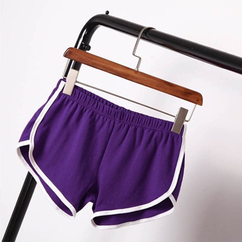 Esportes femininos shorts listrados em casa casual cor sólida ioga calças de ioga de secagem rápida elasticidade de corrida de verão Sportswear s-xl