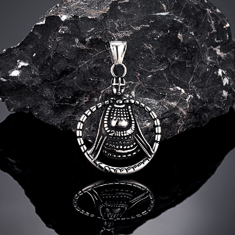 Ancient Indian God Totem Collane Uomini Antique acciaio Egitto faraone Amuleto ciondolo non svanisce mai doni di gioielli maschili pagani talismani