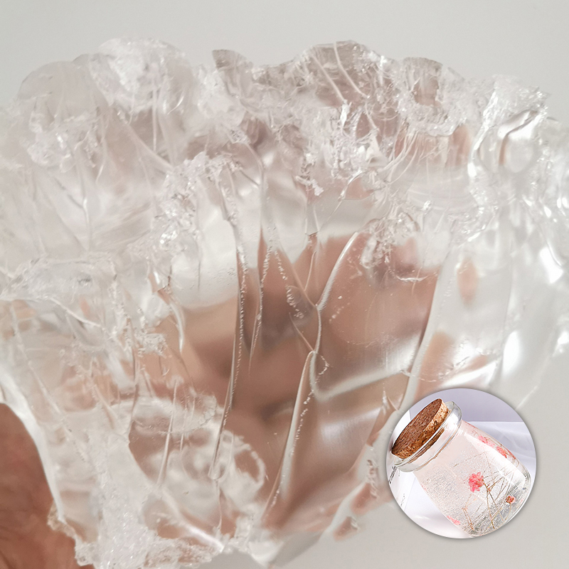 Naturligt råmaterial för ljus som gör transparent gelévaxmaterial Diy Handcraft Jelly vax 0,5/1 kg ljus Tillbehör