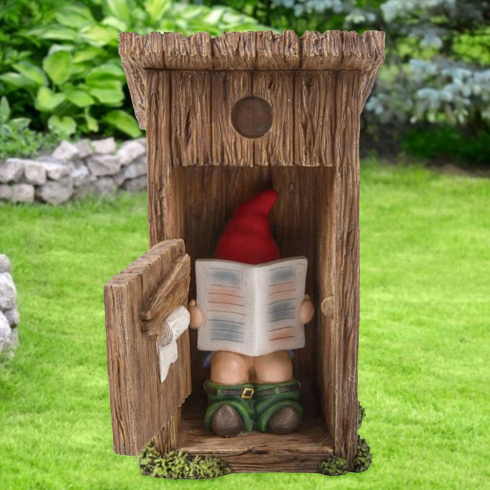 Lettura del libro SCULTTURA DELLA STATUE GNOME DELL'AMTIMAZIONE RESIN DI LINO DI CHIUSA DIVUTO VIVIO VIVIO NAUGHTY DWARF FIGURINA ORNINE DEI DECIVI