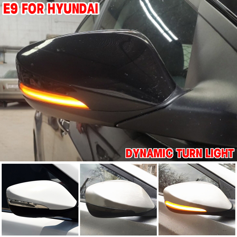 Dynamic Turn Signal Light Side Mirror Sequential Lamp Blinker Indicator For Hyundai Elantra GT Avante MK5 MD UD Veloster I30 GD