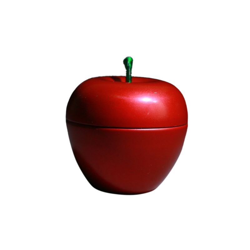 リンゴ型ミニティンティースーガーキャンディーシールコーヒーストレージボックスメタルケースウェディング好意主催者コンテナ