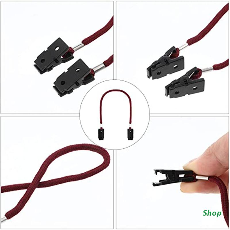 L5YC Simple Sports Hat Shirt Clips Retainer Cord Rope voor varen klimmen