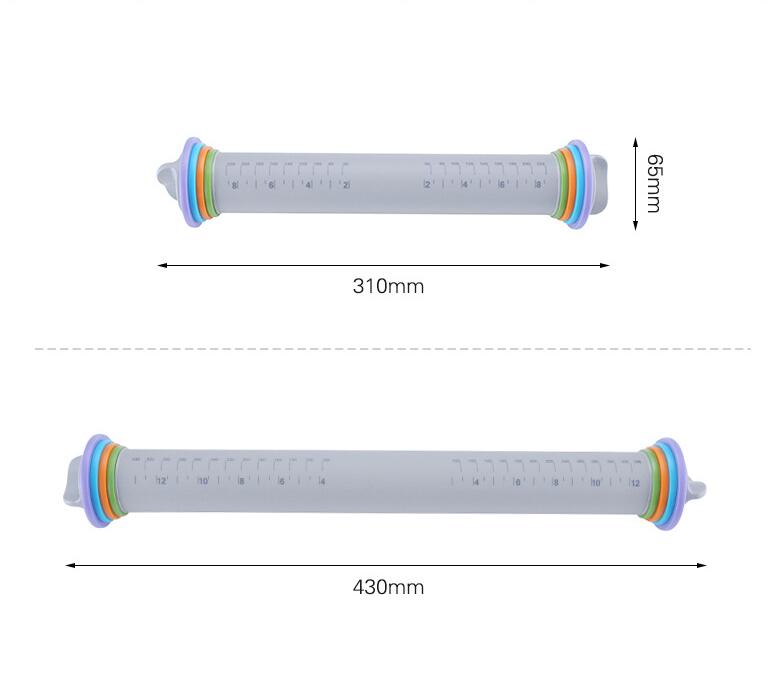 Luyou 6 stili antiaderente mattarello fondente mattarello torta fondente rullo impasto decorazione torta artigianato utensili cottura al forno