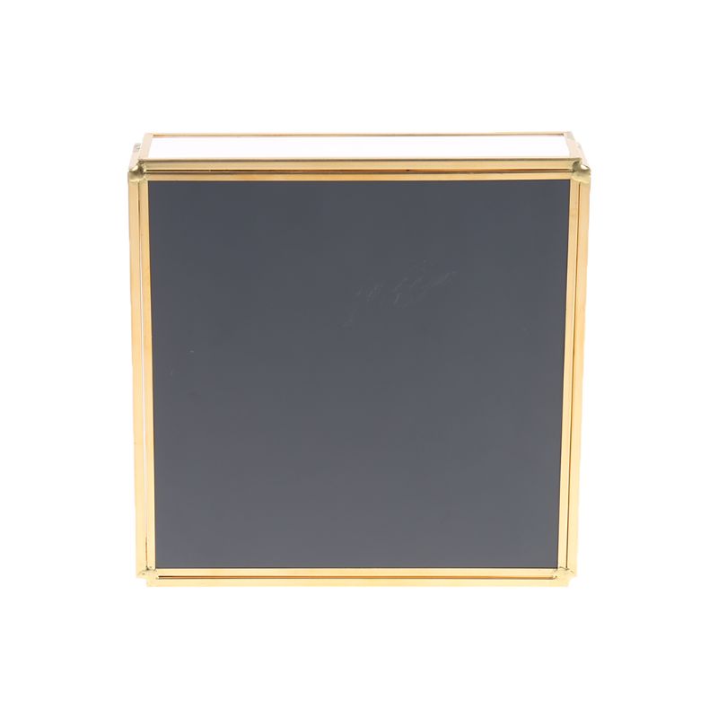 Держатель ювелирных изделий золото прозрачное стеклянное зеркало, макияж, тщеславие, геометрический дисплей, декор A02 22