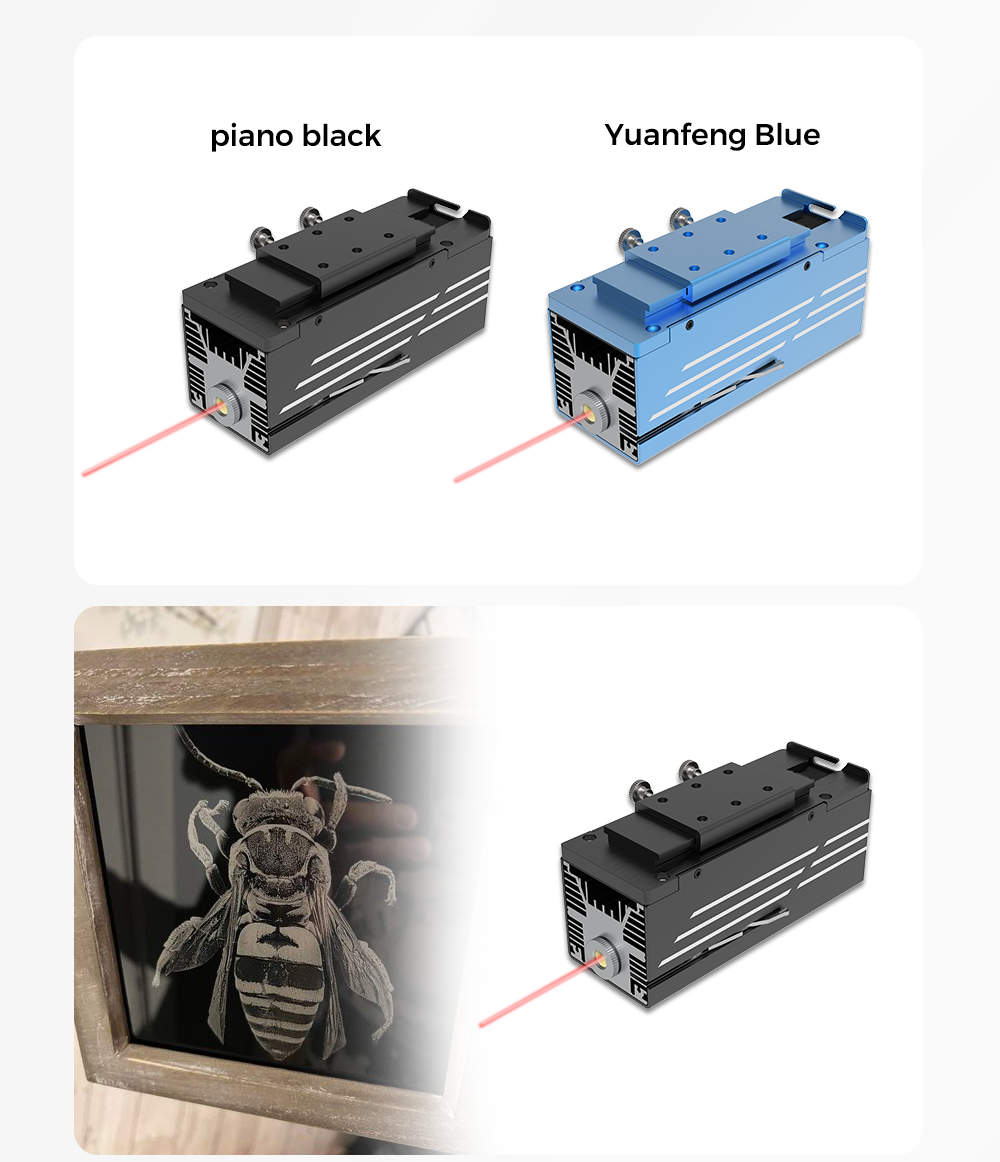 TWOTREES T20 Infrared Laser Module For TTS-55 Engraving Metal Acrylic Glass 1064nm Red Laser for Engraving Jewelry Ring Bracelet