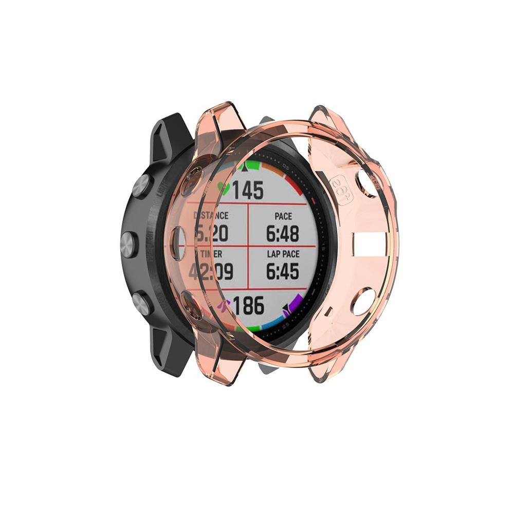 Dla Garmin Fenix ​​6 Pro 6s 6x Pro Soft Crystal Clear Clear TPU Ochrata Okładka Okładka Umarrz Smart Watch Akcesoria Fenix6 Fenix6x Shell