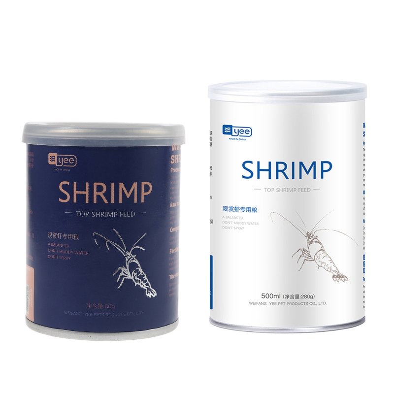 Crevettes saphir naturelles aliments délicieux sains pour animaux de poisson crevettes 150 ml / 500 ml