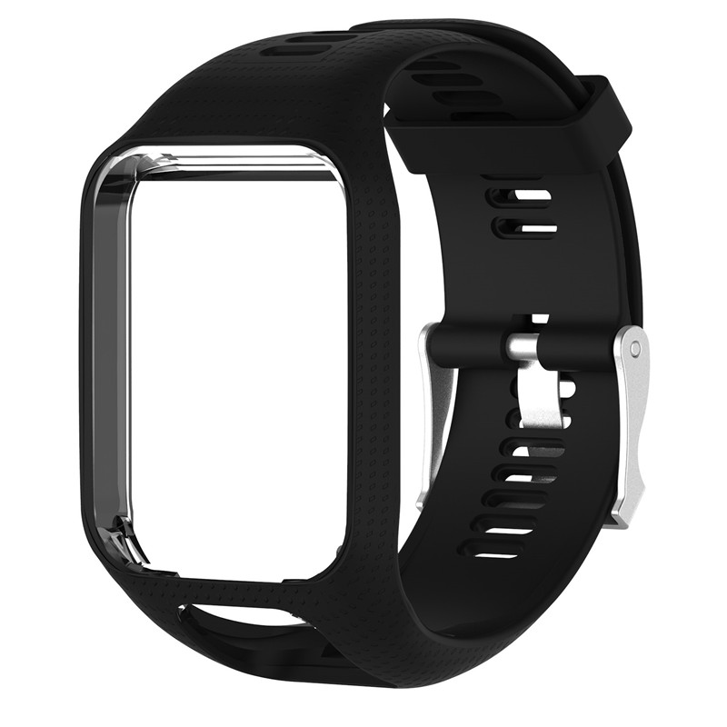 Siliconen vervangende polsband voor TomTom Runner 2 3 Tom Tom Adventurer Golfer 2 Spark 3 GPS Smart Watch -bandarmband