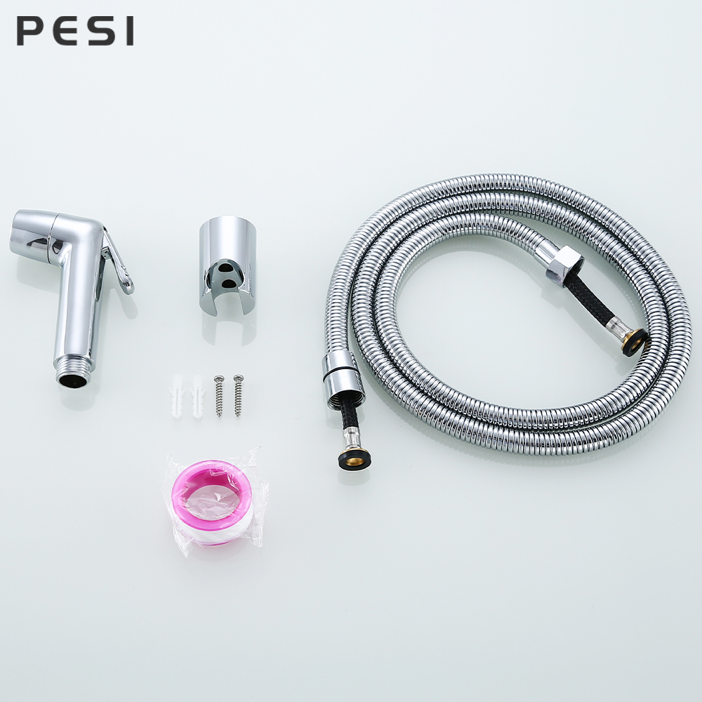 Home Wash Bidet pulpleer Set Accessories Car Tensial Tendu Easy Installer ABS ABS PET Toilet de salle de bain Douche de douche de nettoyage du tuyau de nettoyage.