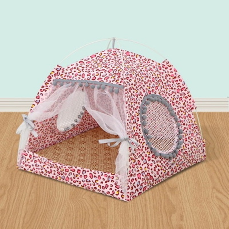 Cat Tent Bed Pet Products The General Teepee Closed Cozy Hammock with Floors Cat House Pet Small Dog House Accessories Products