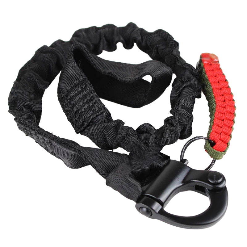 Militär Quick Release Safety Rifle Sling Lanyard Strap Rope Line Climbing Tactical Protective Sling för utomhusjakt