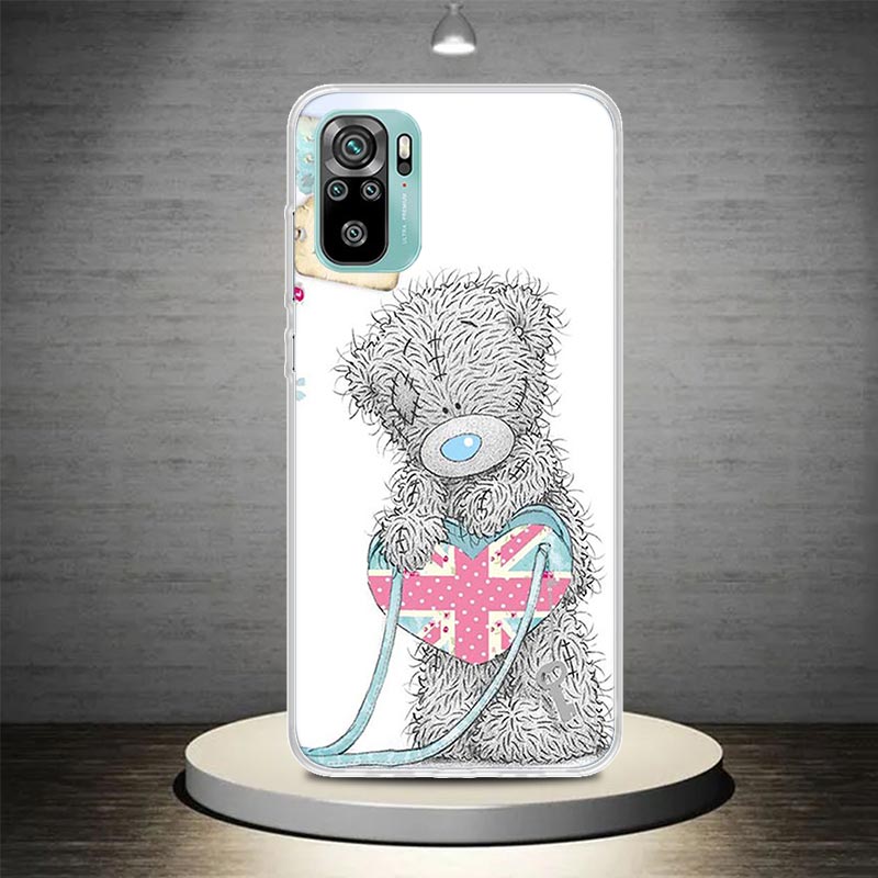 Teddy Me to You Bear Téléphone Caque pour Xiaomi Redmi Note 12 11 11S 11T 11E 10 10S 9 9S 9T 8 8T 8 PRO PLUS Global 7 Modèle