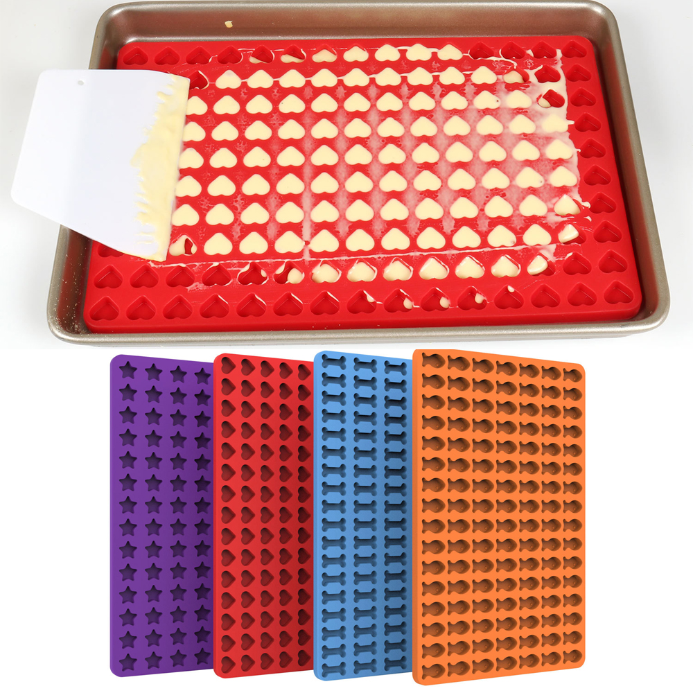 실리콘 베이킹 매트 개 뼈 별 생선 심장 비스킷 쿠키 강아지 곰팡이 베이크 웨이크 곰팡이 개 애완 동물 치료 팬 강아지 음식 곰팡이