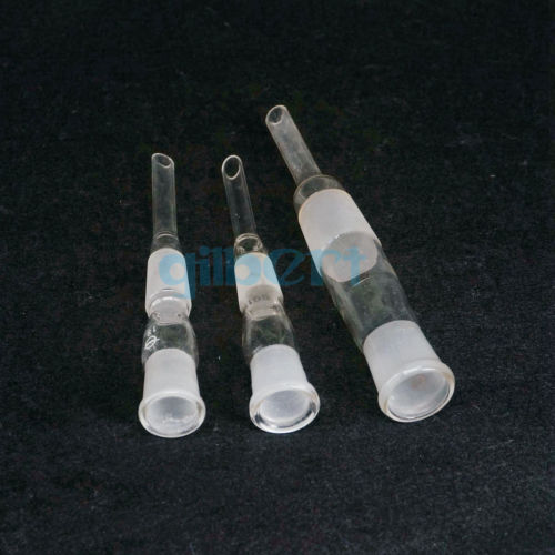 10/19 12/20 14/23 19/26 24/29 29/32 Female x Male Joint Lab Glass Straight Receiver Adapter