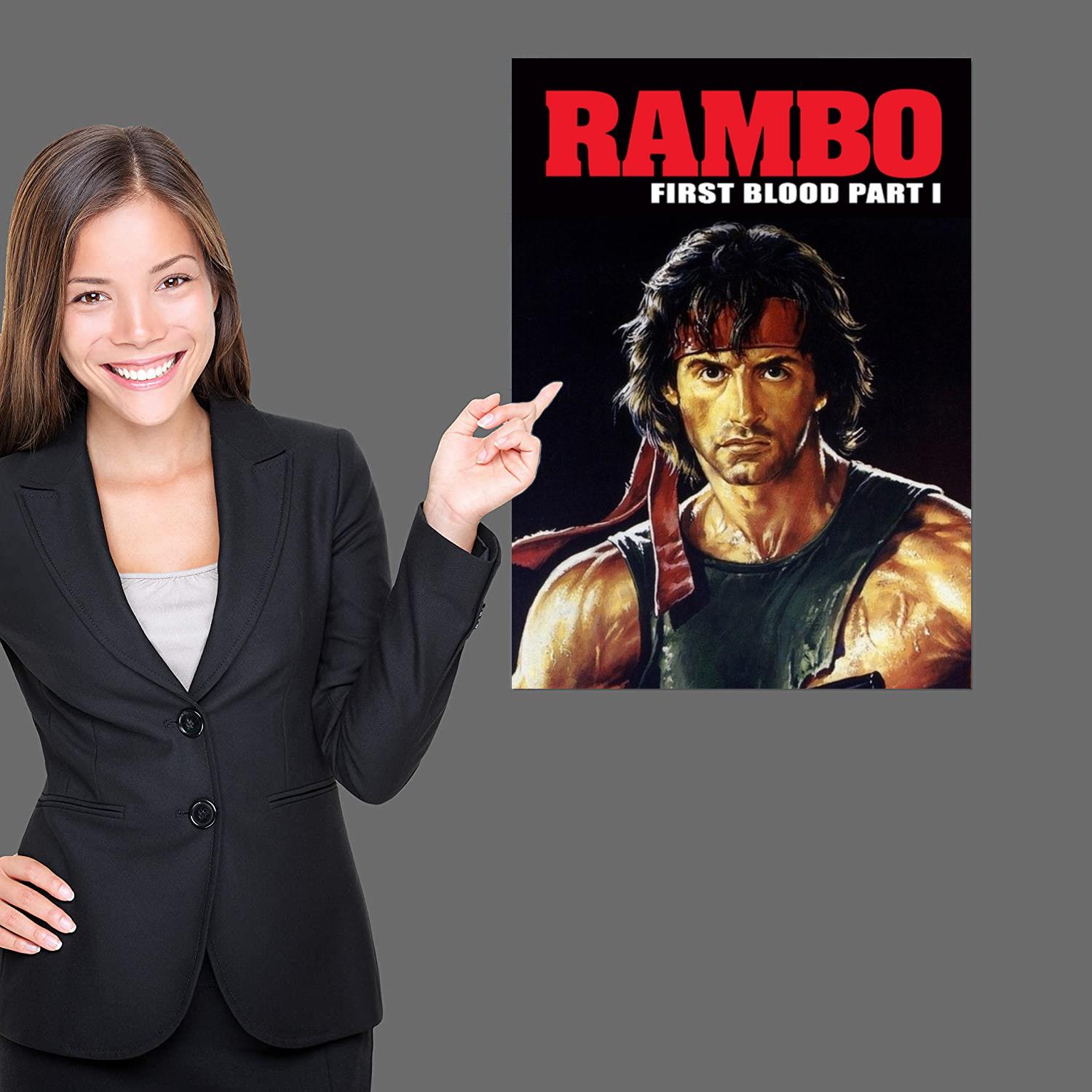 Rambo III 1988 Первая кровь фильма о декоративном холсте плакаты комнаты барь