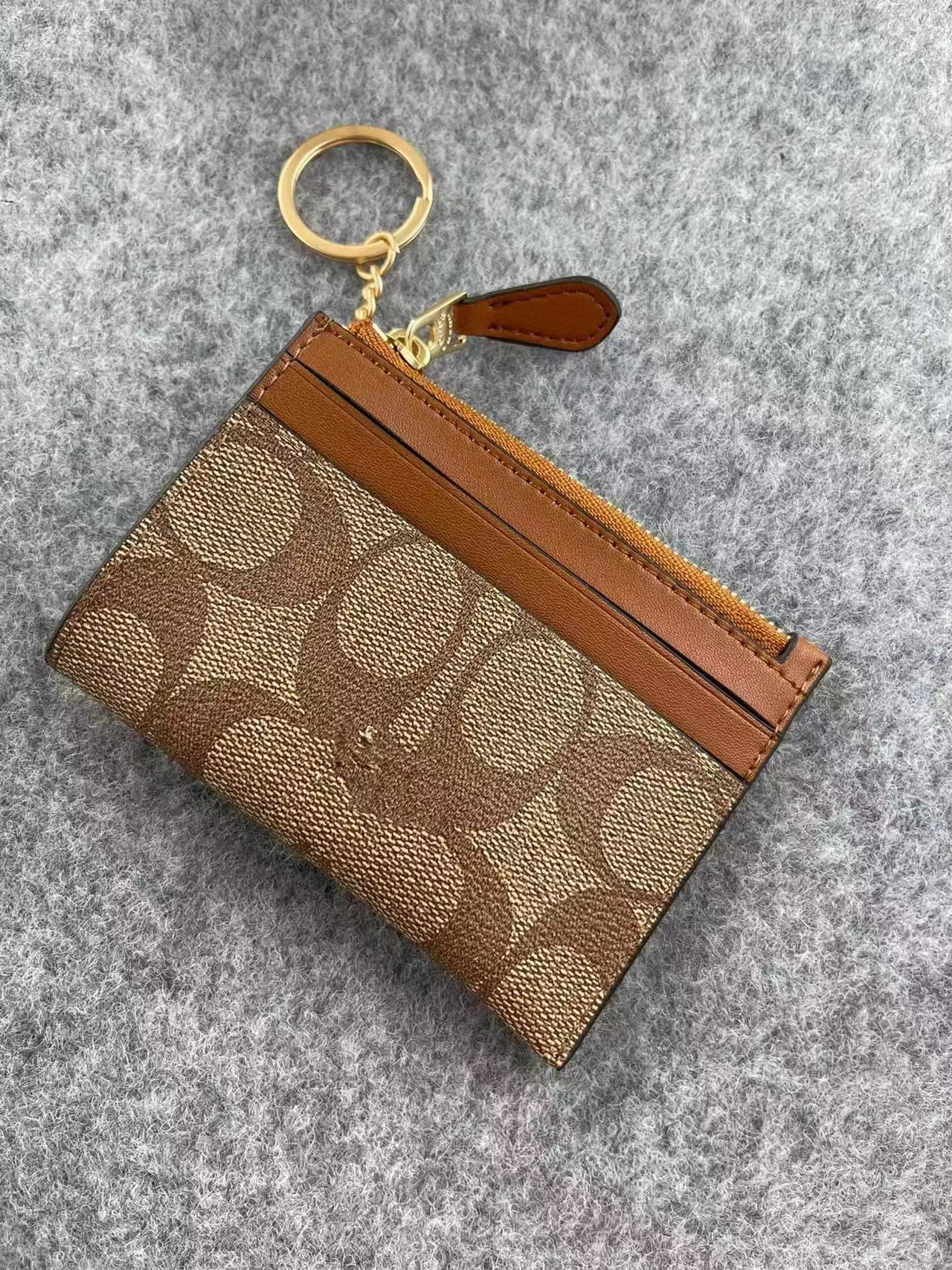 Designer Wallet Classic Key Bag change purse Mini Card Bag Key Ring Credit Card Holder Key chain ID Card Coin Wallet Men's and women's purse gift Box packaging