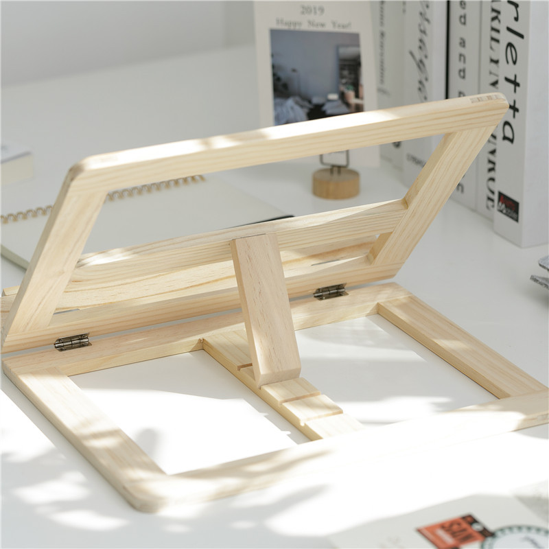 Kawaii wood livre stand Holder Reading Rack Bookself licing artefact lecture support stand for books papeterie accessoirerie