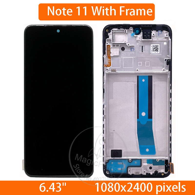 Incellule pour Xiaomi Redmi Note 11 Affichage LCD Pro avec assemblage de numériseur à écran tactile pour Redmi Note11 2201117TG 2201117TI LCD