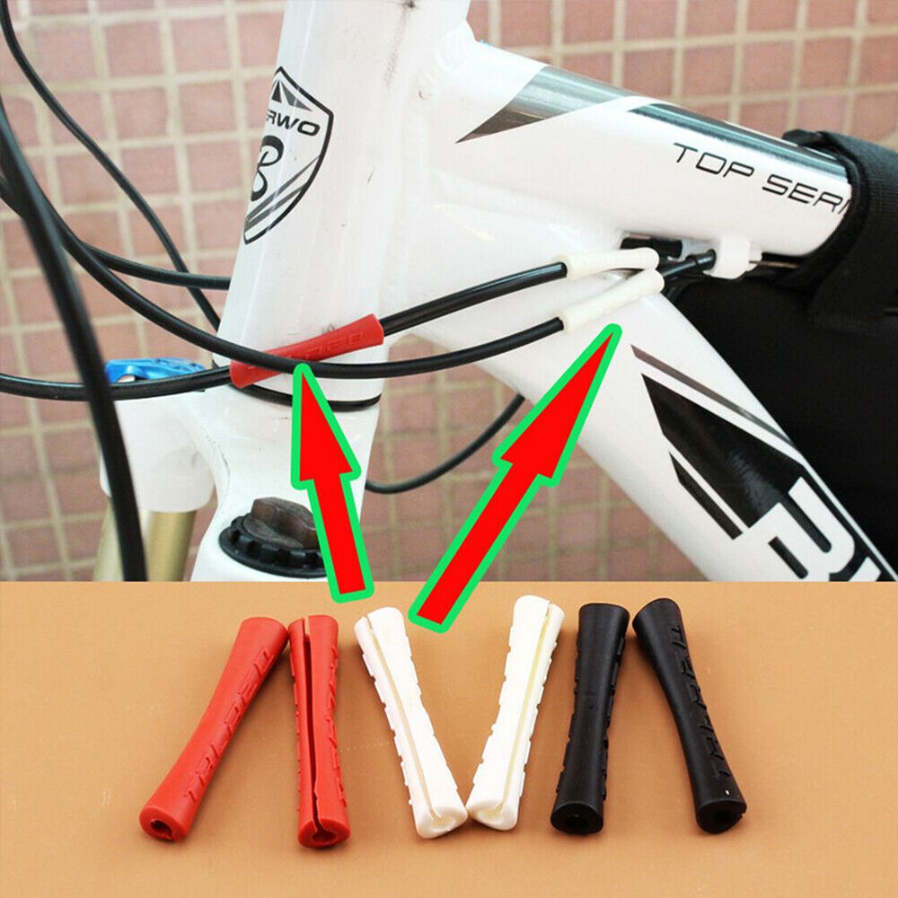 Hoogwaardige rubberen Beschermer Mouw Ultralichte lijn Pijp Mouw Shift Brake Anti Scratch Bicycle Cable Protector