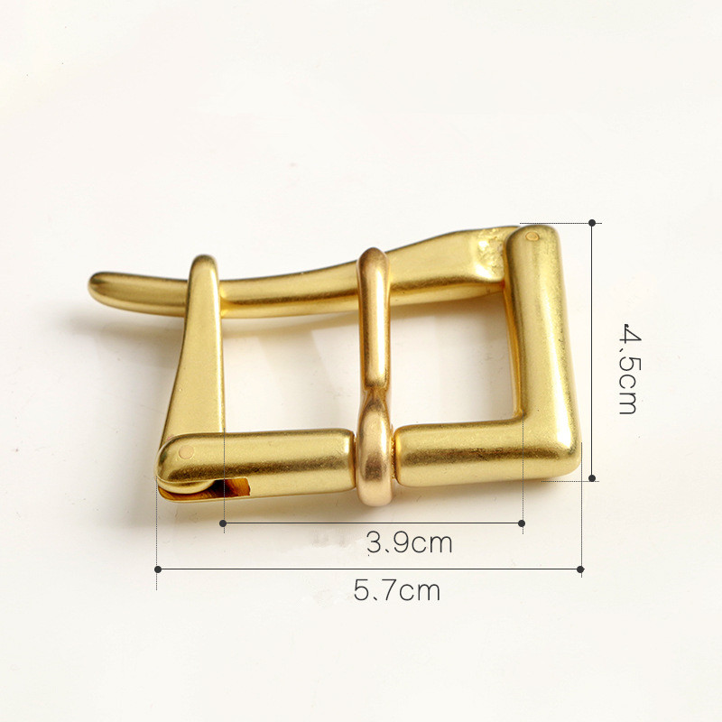 40 mm brede riem gesp pure messing pin reparatie accessoires hoofd fit 36-38 mm band diy lederen ambacht heren snel release riem gesp.