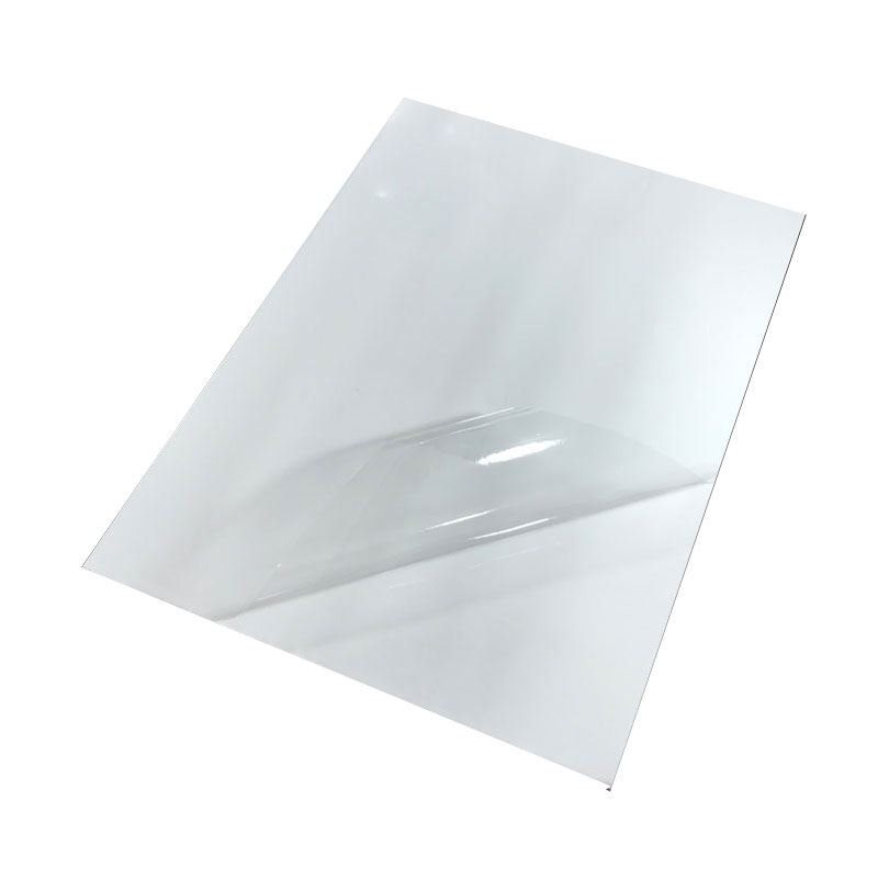 Impermeabile e a prova di olio A4 PET trasparente trasparente autoadesivo etichetta legata a film legato Laser Inkjet Stampante Office Blank Paper
