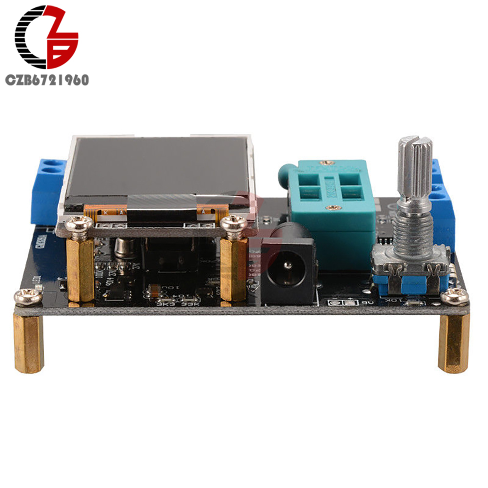 GM328A Testador de transistor ESR LCR Capacitância Diodo Diodo Diodo Diodo PWM Medidor de frequência Multímetro DIY Kit com estojo