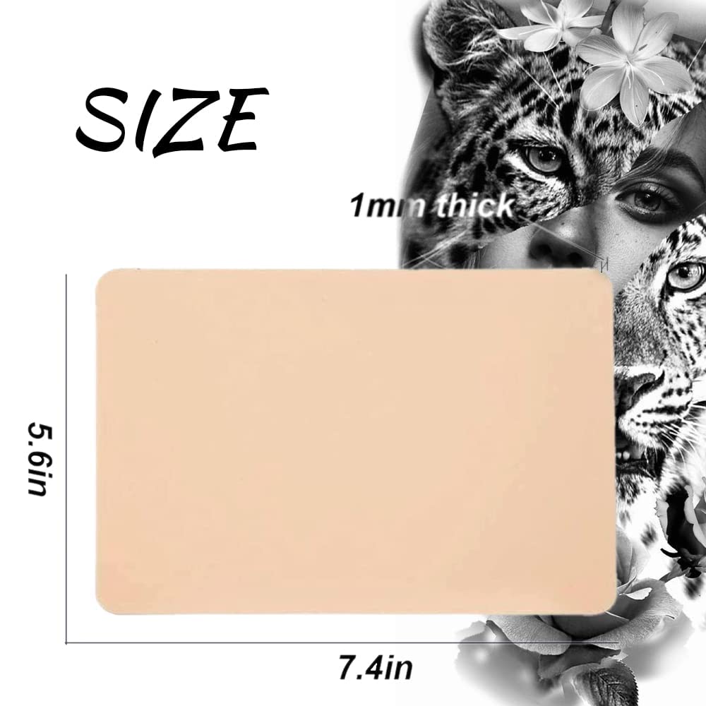 1/3/5/15/20st Tatuering Blankövning Skin Tom Fake Skin Double Size Synthesis Pad For Microblading Makeup Tattoo Accessories