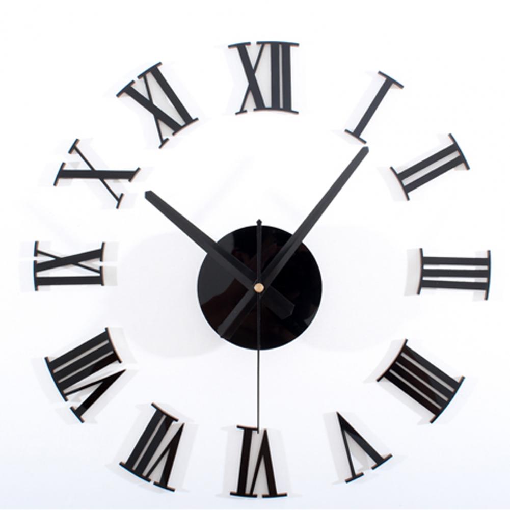 / set Clock Number Quartz Clock Classic Classic Glossy Plastic Numéro romain Pièces de rechange pour la maison