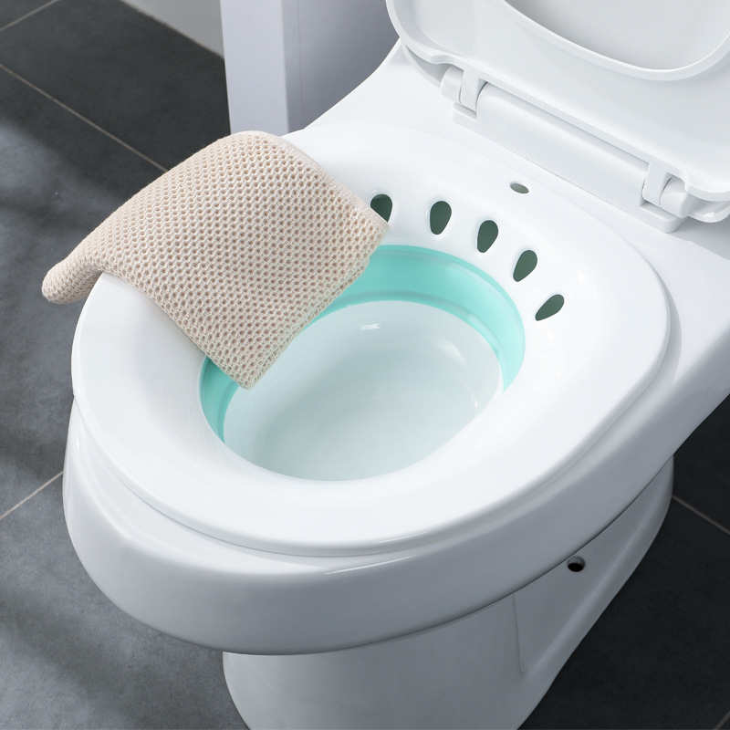 Piépoies intimes bidet-femelles pliables Nettoyage des toilettes pour adultes éviter de s'accroupir avec les femmes enceintes maternité des soins de nettoyage des hanches