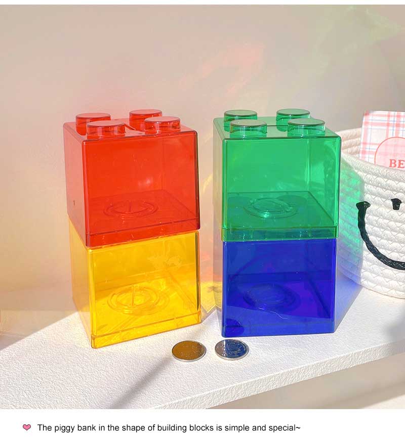 Korea Money Bank Ins Money Box Building Block Money Box Bank Bank Childre