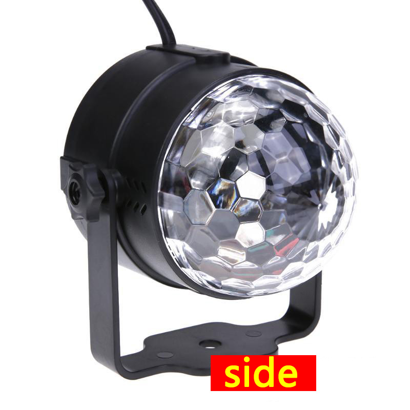 Geluid geactiveerde feestlichten met afstandsbediening DJ -verlichting, RBG Disco Ball Light, Stroboscoop Lamp 7 Modi Stage Par Light for Home