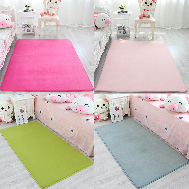 Mat à mémoire à mémoire épaisse ultra douce Mousse absorbante Coral Velvet Cuisine Mat de cuisine Anti-Slip Tapis de salle de bain Cuisine de cuisine Home Entrance Door Mat