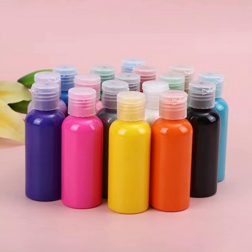 60 мл жидкая краска концентрирована быстро сушка в бутылках.