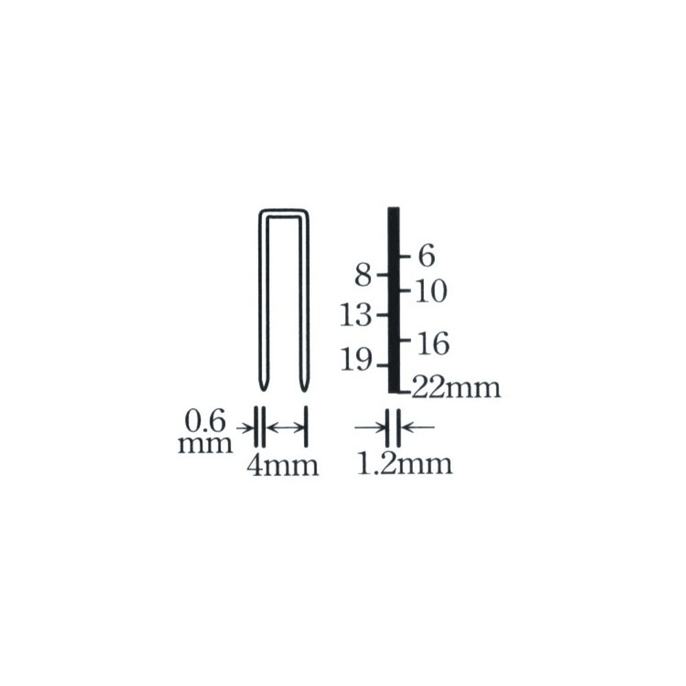 U Staple 422J Staples For Stapler Gun Woodworking Tools